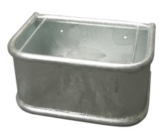 Krmný žlab pro koně, skot přímý, kovový 35ltr.