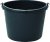 Vědro plastové černé 5 l