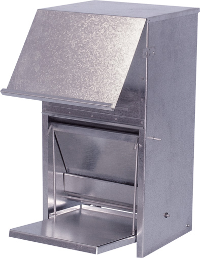Automatické nášlapné krmítko pro slepice, drůbež , 250mm Automatické nášlapné krmítko pro slepice, drůbež , 250mm