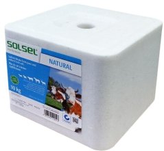 SOLSEL NATURAL solný liz pro koně, skot, ovce bílý 10kg