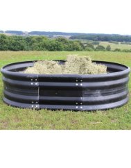 OK PLAST krmelec pro koně na hranaté balíky sena oválný,180x240cm