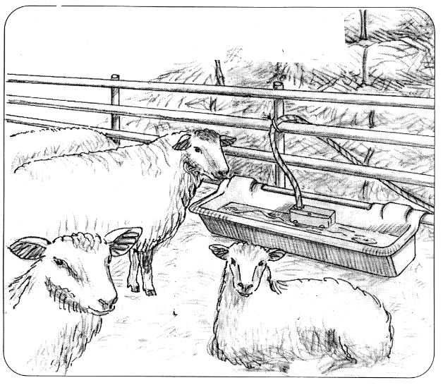 OK PLAST závěsný krmný žlab pro koně, skot, ovce 120cm, 50 ltr.(mod.1200)