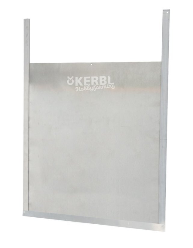 Dvířka kurníku pro slepice, drůbež kovová, 430x400mm