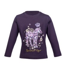 HKM Lola triko s dlouhým rukávem dětské tm. fialové HKM Lola triko s dlouhým rukávem dětské tm. fialové