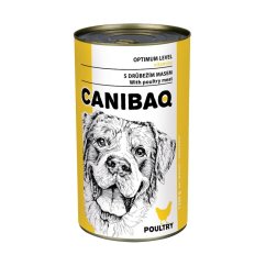 Krmivo pro psy drůbeží maso CANIBAQ Classic, konzerva 1250g