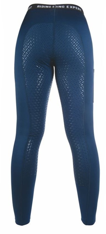 HKM Graz zimní dámské jezdecké legíny modré