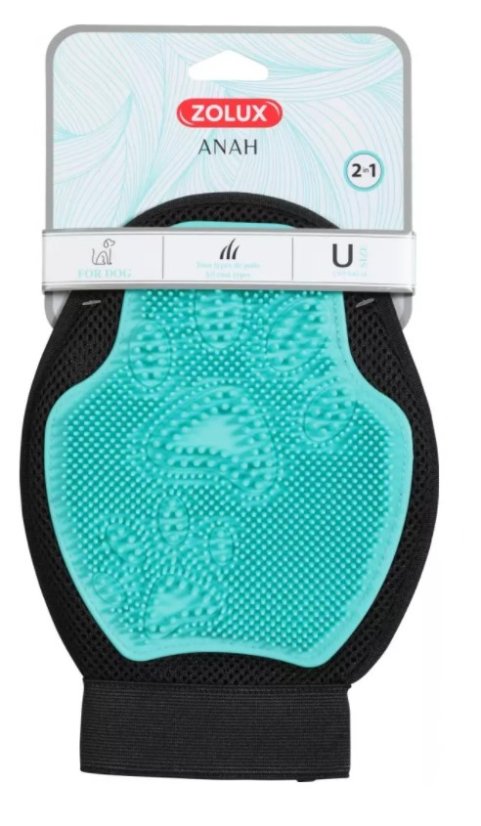 Vyčesávací rukavice pro psy ZOLUX ANAH oboustranná 2v1