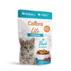 Krmivo pro kočky CALIBRA Cat Life kapsa Sterilised Duck in gravy, 85g