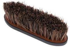 COVALLIERO Brush 2K hrubý kartáč na koně čer/hně 20cm