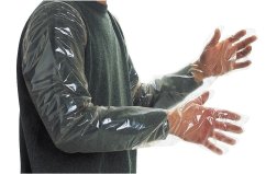 Vyšetřovací rukavice pro skot Polyetylén 5-prsté, bal.50ks