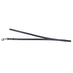 Vyvazovací otěže HKM kožené černé