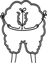 Zábrana pro ovce a kozy proti výhřezu dělohy (4)