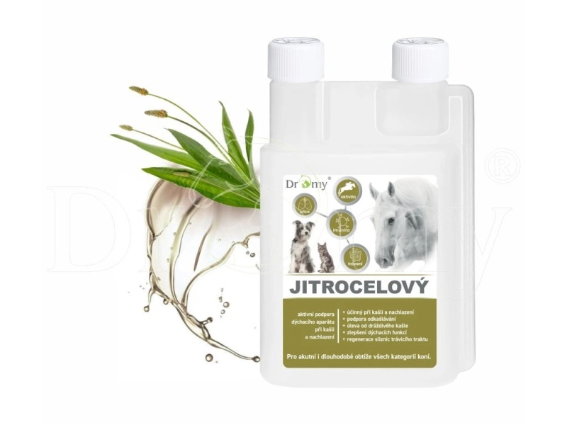 DROMY Jitrocelový sirup pro koně 1000ml