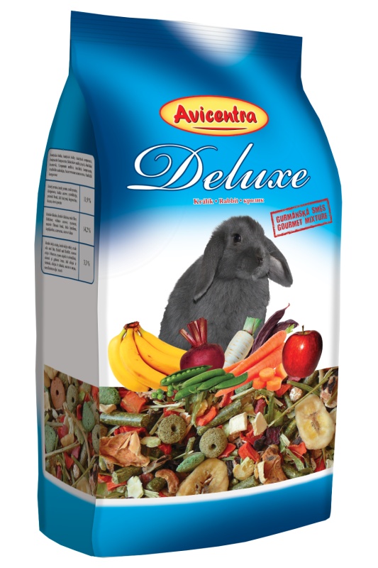 Krmivo pro králíky, králíčky AVICENTRA Deluxe Králík - Hmotnost: 1kg