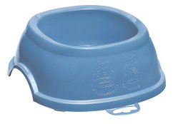 Čtvercová krmná miska pro psy plastová