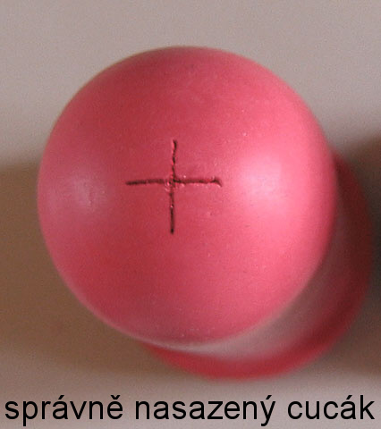 Cucák SUPER 10cm pro vědro s X dirkou červený