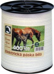 Páska pro elektrický ohradník STANDARD 20mm bílá, 400m