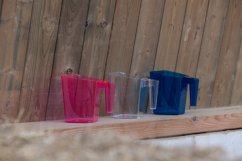 KERBL průhledná odměrka na krmivo 2l