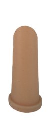 Cucák pro telata LATEX 10cm s X dirkou do vědra