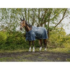 RIDING WORLD Eco 1200D/50g výběhová deka pro koně modrá