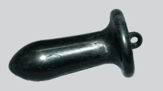 Záslepka strukové gumy plastová, černá