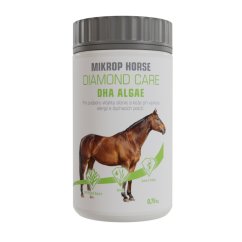 Krmný doplněk pro koně MIKROP Horse Diamond Care DHA ALGAE, 0,75kg