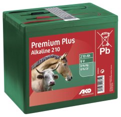 Alkalická baterie pro elektrický ohradník 9V/210Ah
