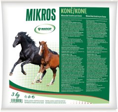 Minerální  vitaminozní doplněk pro koně MIKROP Mikros Koně, 3kg