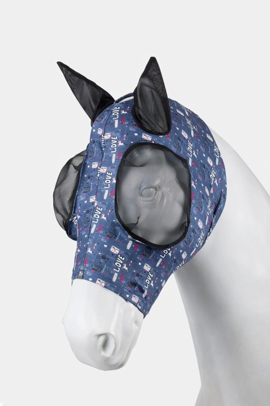 Maska  pro koně, pony proti hmyzu HORZE Elastic Pull-On,