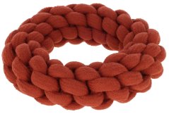 Hračka pro psa bavlněná Věneček  KERBL Pet hnědá 20cm