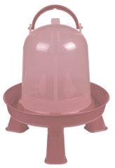 KERBL Feet Rosé bajonetová napáječka pro drůbež s nožičkami