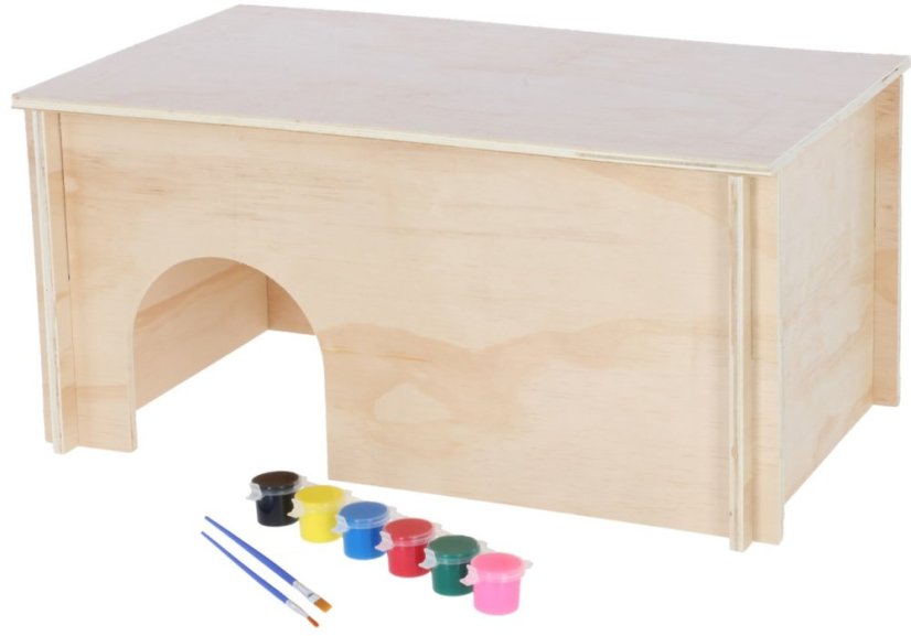Domek pro hlodavce  KERBL Pet Painting  50x29x24cm