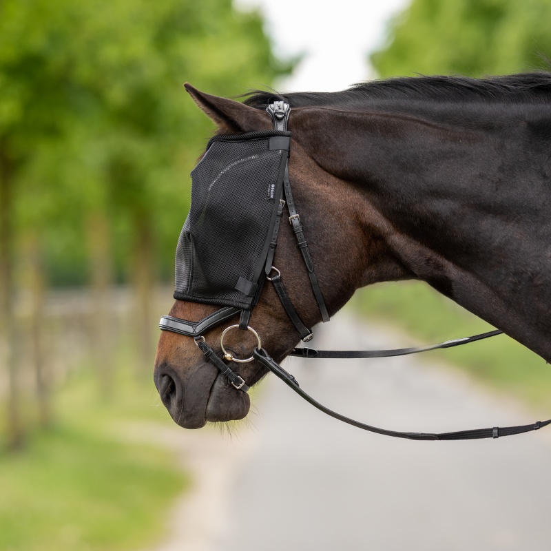 BUSSE Riding maska na uzdečku bez uší proti hmyzu