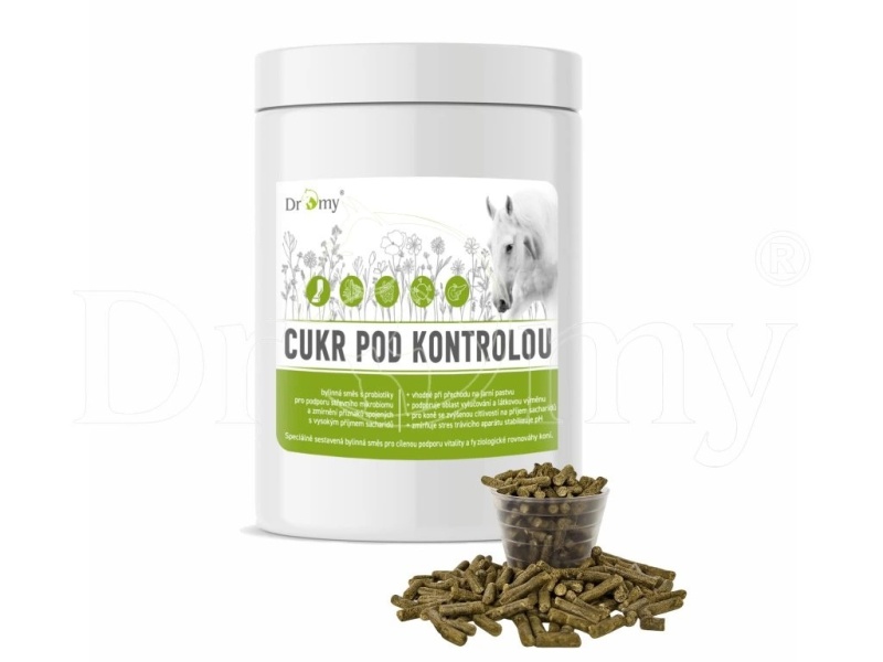 DROMY Cukr pod kontrolou probiotika pro koně 1500g