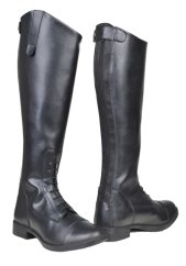 Jezdecké boty dětské HKM New Fashion syntetické černé,