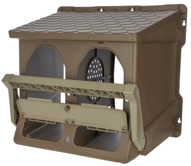 KERBL dvoumístné snáškové hnízdo pro slepice plastové