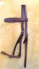 MONTANA westernová uzdečka s rovnou čelenkou MONTANA westernová uzdečka s rovnou čelenkou