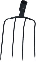 Vidle čtyřky malé kované 31x21cm