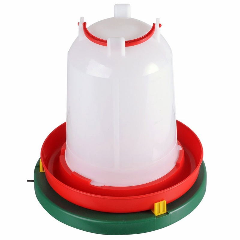 Stavitelná výhřevná deska k napáječce pro drůbež o ø