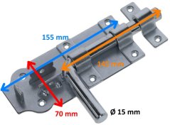 Rýgl boxu zavírací kolíkový