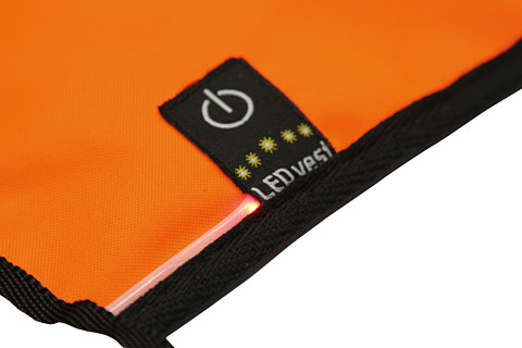 Bezpečnostní vesta pro psy MAXI SAFE Led - Velikost: S