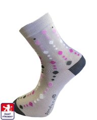 Ponožky PONDY dámské vzorované 3/4 výška lemu