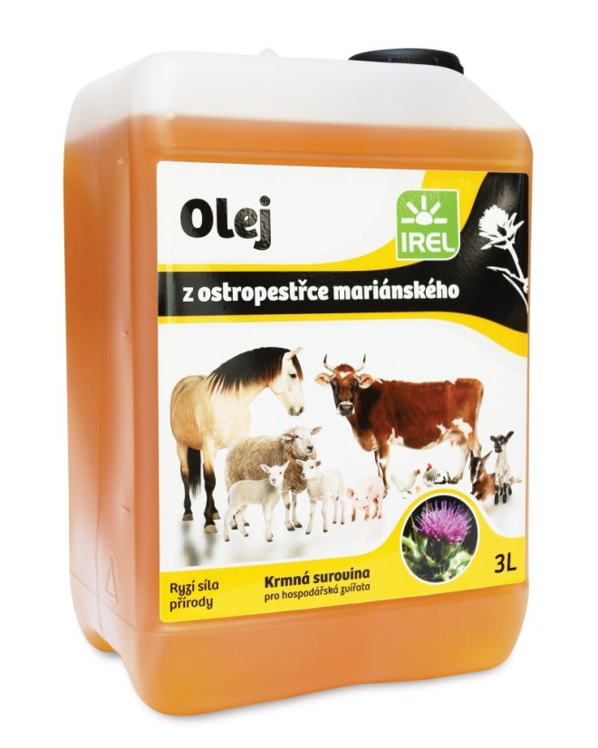 IREL Ostropestřecový olej pro koně, skot