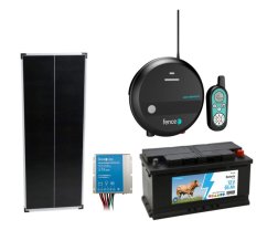 Sada ohradník SOLAR PDX 7J s baterií 95Ah a solárním panelem 100W