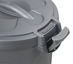 Barel na krmivo Tom s víkem plastový 16kg/46ltr.