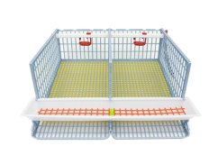 Klec pro křepelky CIMUKA BYK MIDI 64x62x46cm