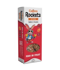 CALIBRA ROCKETS Sticks Rabbits Rodents Fruits pro králíky a hlodavce s ovocem 120g
