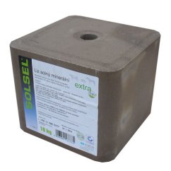 Solný minerální liz pro koně, skot SOLSEL EXTRA, 10kg