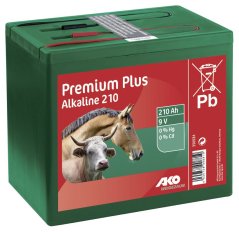 Alkalická baterie pro elektrický ohradník 9V/210Ah