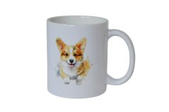 Keramický hrnek Gaius welsh corgi 320ml